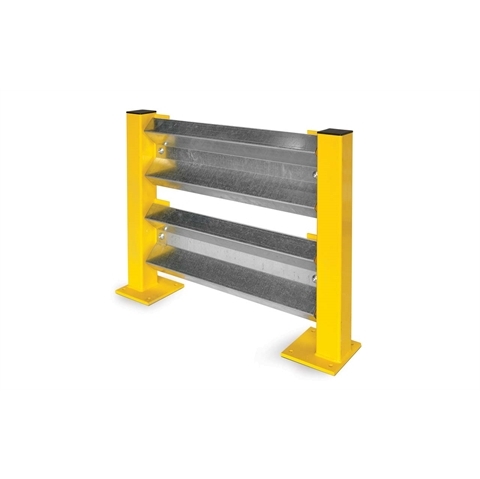Pallet racking end barriers 750mm height